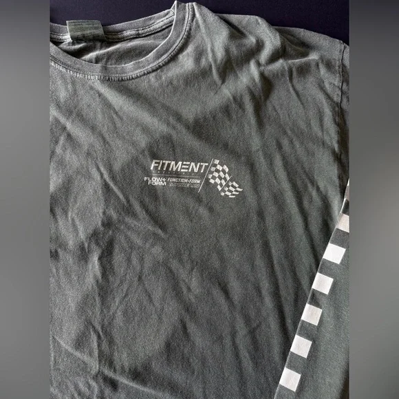 Fitment Industries x Flow + Form x Michelin LS Tee XL Green Rare Collab - Picture 2 of 8